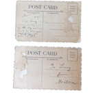 Vintage 1930s Postcards Family Ephemera Lot Mother To Lucy Deckled Edge Art