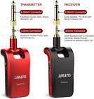 Lekato Wireless Electric Guitar System Transmitter Receiver 2 4ghz 5 8g Uhf