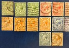 Great Britain 159-166   1912-1913 King George V Kgv Stamps   Used   Mh  162 