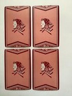 Lot  4  Vintage    kerchief    Playing Cards western Publishing Company