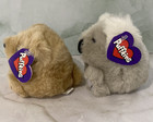 Puffkins Honey Bear Aussie Koala Mini Plush Stuffed Animal Vintage Toy Set 4 5 