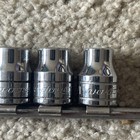 Snap On Tools 3 8    Dr Shallow 12 Point Sae Socket Set 11 32    - 7 8    On Rail 10pc