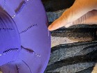 Beautiful Church Hat   Dress Hat By Psalm Civ Purple Beaded