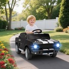 12v Battery Powered Electric Vehicle  Licensed Kids Ride On Car  Black