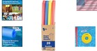 Extra Buoyant Foam Pool Noodles - 20 Count Floatation Aid For Child Swim Skills