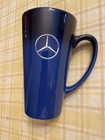Mercedes Benz Logo On A 16 Oz Blue Coffee Mug  - Excellent