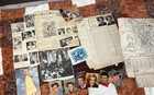 Vintage50s Scrapbook Clippings Photos Ads Calendar Ephemera Lot Of 15 Rear