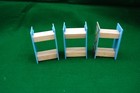 3 Thomas   Friends Wooden Train Elevated Track Risers Bricks   Wooden Trestle Ec