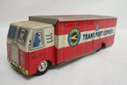 Vtg 1960s Tin Litho Transport Express Friction Truck Japan New Old Stock In Box