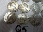  14  Silver  Washington Quarters 1940 s-1964 Circulated Free Ship 