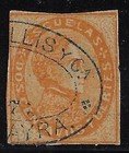 Venezuela  1871  Scott 023  Rare Piece Without Lines  Used Courrier  Ebve116