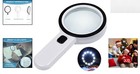 Ergonomic 3x Magnifying Glass With 12 Ultra-bright Leds For Clear Vision Support