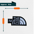 3 Pcs North Face Patch Black   White Embroidered Patches Sew-on  Iron- On