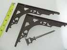 Pair Of Antique Victorian Eastlake Shelf Brackets   6 X 8  Plus Bonus Item
