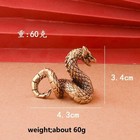 Brass Dragon Beast Statue Mythical Creature Figurine Chinese Feng Shui Tea Pet