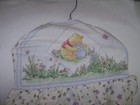 Disney Classic Winnie Pooh Baby Nursery Diaper Holder Hanger Hamper Storage Rare