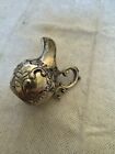 Antique Sterling Silver Miniature Doll House Repousse Pitcher