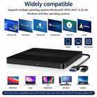 Slim External Cd Dvd Drive Usb 3 0 Disc Player Burner Writer For Laptop Pc Mac