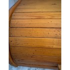 Vintage Ikea Pine Wood Roll Top Bread Box Made In Sweden 669 143 00 Natural