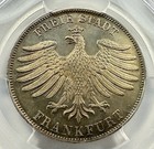 1840 Frankfurt Germany Pcgs Ms64 1 Gulden Mintage 96 433 - Scarce