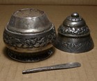 Antique_silver Lime Pot_khmer Betel Nut Accessory_phnom Penh_cambodia_260944