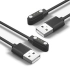 Xininyia Veryfit Smart Watch Charger  2-pack 3 3ft 3 3 Feet  Black black 