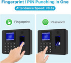 Time Clocks  Fingerprint Time Clock For Employees Small Businesses  Build-in
