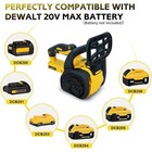 Fit Dewalt 20v Max Battery Brushless 12 In  Compact Cordless Chainsaw W 2 Chains