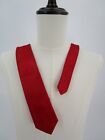 Isaac Mizrahi Men s Tie Red Paisley 58  Long 3  Wide Skinny Necktie Neckwear