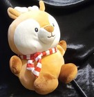 Dan Dee Reindeer Small Plush Christmas Plush Euc