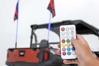 Rough Country Multi Color 4  Led Whip Light Pair