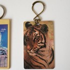 Vintage Key Finder Service Keychains Cute Cat W quote Tiger Plastic Key Keeper