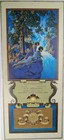 Maxfield Parrish Framed 1931 Edison Mazda Calendar