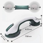 2-pack Bathroom Safety Handle Support - Strong Suction Mount Shower Tub Grip Bar