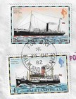 Auburn  Me 1982 Cover 2c Coils To Falkland Islands  Postage Due Paid W  Stamps