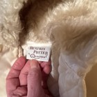  Vintage Beatrix Potter By Quiltex Quilted Hooded Snowsuit Ivory Embroidered 