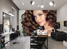 3d Woman O002 Hair Cut Salon Barber Shop Wallpaper Wall Mural Self-adhesive Fay