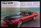 1978 Chevy Camaro Vintage New Car Brochure Z 28 Rally Sport Rs