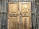 Antique French Double Doors  40x94  Raised Panel Doors  European Doors A468