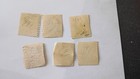 Us Stamp Scott  491  Washington  1916 Used-lot Of 6-perf Issues dam