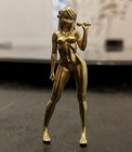 Brass Sing Girl Statue Female Body Art Beauty Model Collection