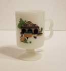 Original 1970 s Taco Bell Milk Glass Mug