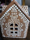 Pottery Barn Nib Gingerbread Village House Wide Ceramic   Nib  Free Ship 
