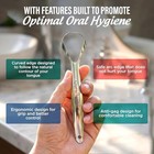 Stainless Steel Tongue Scraper  pack Of 2   Fight Bad Breath  Medical Grade 100 
