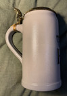 Vintage Hofbrauhaus German Beer Stein Mug Gold Lid Glazed Stoneware