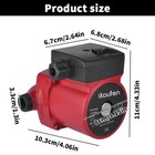Ikaufen 3 Speed Circulating Pump Use W outdoor Furnaces hot Water Heat solar
