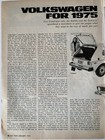 1975 Vw Volkswagen Rabbit Dasher Scirocco Print Ad Two Page