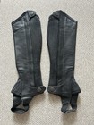 Ovation Women s Pro Leather Black Half Chaps  464328blk  Xs