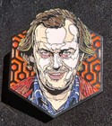 The Shining Jack Nicholson 1980 Horror Enamel Pin Carpet Overlook Hotel Redrum