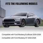 Carbon Fiber Front Bumper Lip Compatible With Ford Mustang Ecoboost Gt 2024 2   